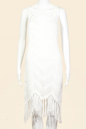 Long Dress Fringe Cover Up