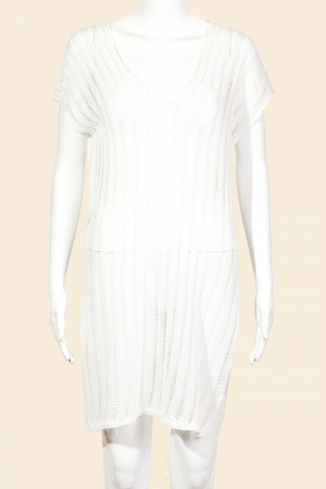 Sheer Stripe Cover Up