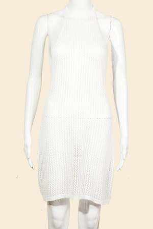 Sheer One Piece Swim Suit Cover Up