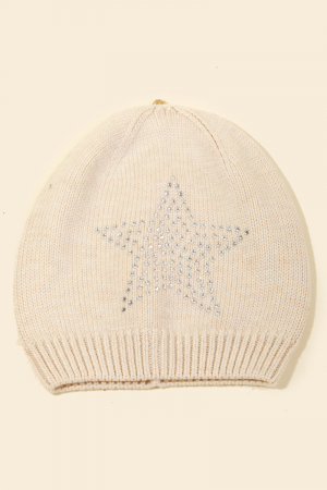 Studded Star Beanie