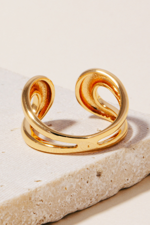 Double Line Loop Ring