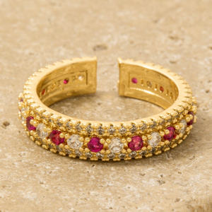 Multi Assorted Rhinestone Fashion Ring