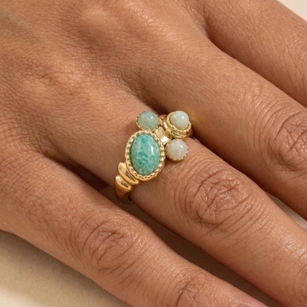 Multi Stone Cluster Bypass Ring