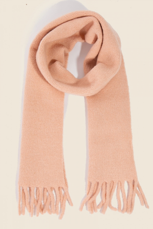 Soft Fringe Fabric Scarf