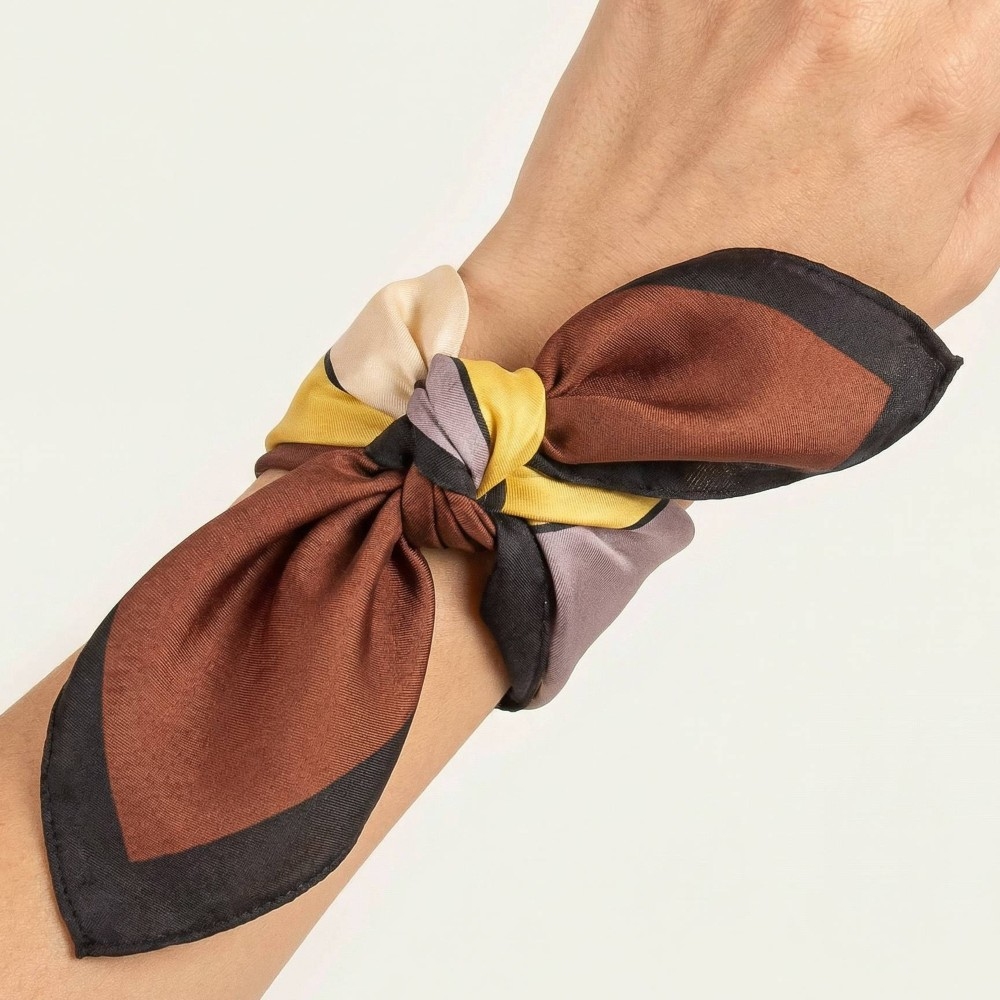 Lightweight Multi Color Square Bandana Scarf