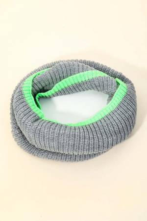 Ribbed Stitch Infinity Scarf