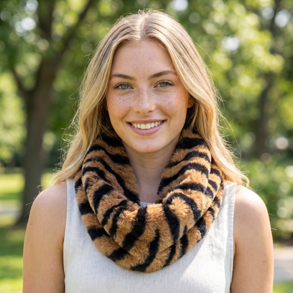 Animal Print Infinity Scarf