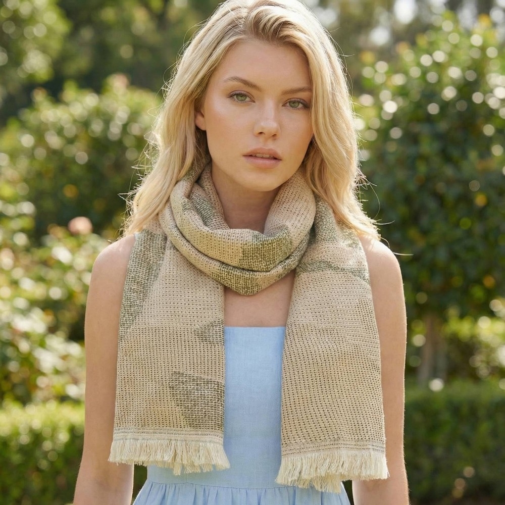 Camo Pattern Oblong Scarf