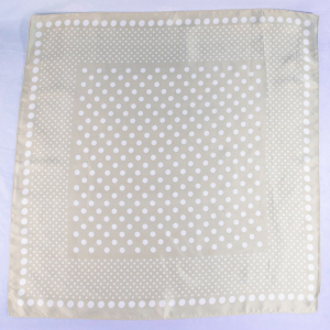 Ombre Polka Dot Print Satin Square Scarf