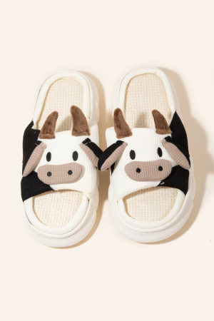 Cute Cow Slippers