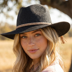 Straw Braided Rope Strap Sun Hat