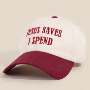 Jesus Saves I Spend Trucker Hat