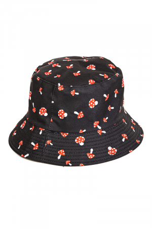 Mushroom Print Bucket Hat