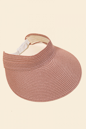 Natural Straw Fashion Visor