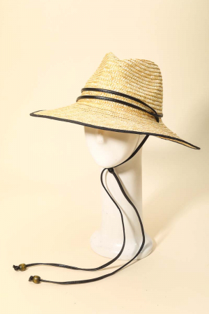 Chin Strap Straw Fashion Sun Hat