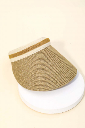 Fashion Straw Visor Hat