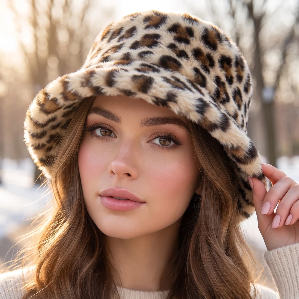 Cozy Soft Plush Winter Bucket Hat