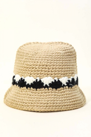 Crochet Knit Bucket Hat