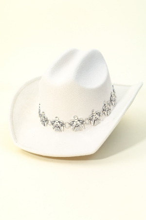 Eagle Chain Strap Western Cowboy Hat