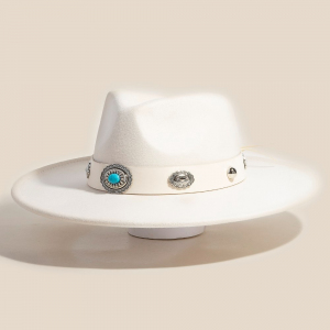 Boho Disc Strap Western Cowboy Hat