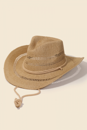 Straw Weave Western Cowboy Hat