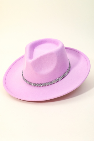Braided Snake Chain Fedora Hat