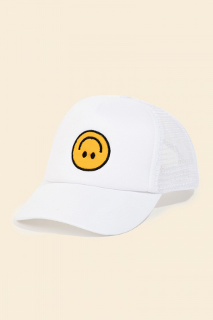 Upside Down Smiley Face Cap