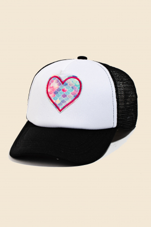 Heart Mesh Baseball Cap