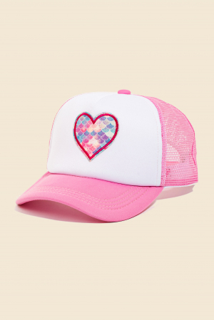 Heart Mesh Baseball Cap