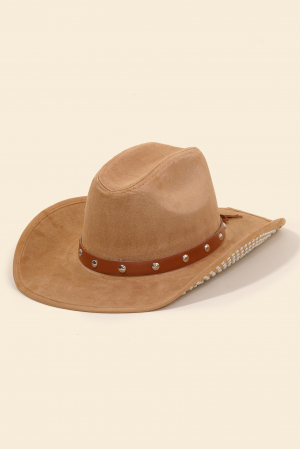 Western Studded Brim Cowboy Hat