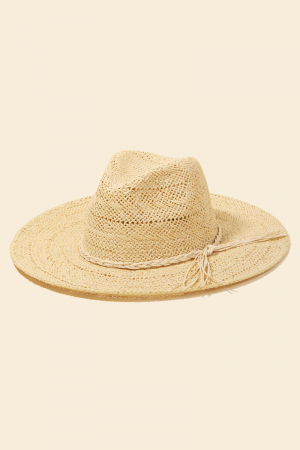 Braided Rope Band Straw Hat