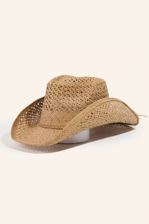 Straw Braid String Western Cowboy Hat