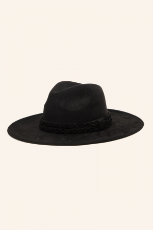 Double Rope Braid Fedora Hat