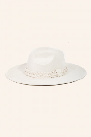 Double Rope Braid Fedora Hat
