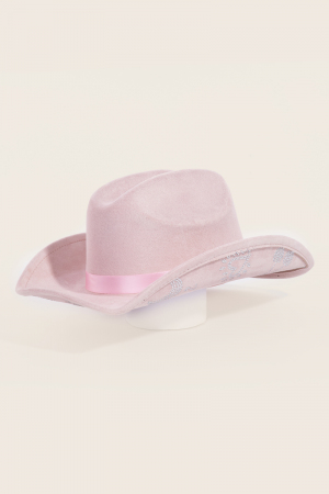 Cute Rhinestone Studded Western Cowboy Hat