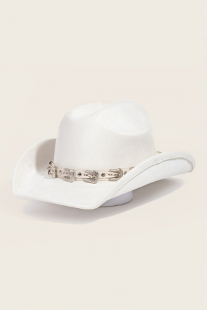 Belt Strap Cowboy Hat
