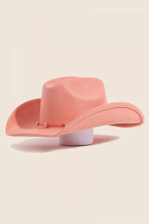 Floral Ribbon Bow Strap Western Cowboy Hat