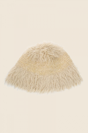 Shaggy Stripe Beanie