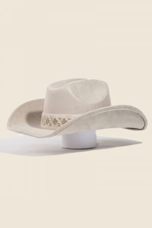 Intricate Braided Strap Cowboy Hat