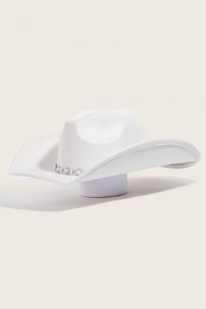 Pearl Bead Band Western Cowboy Hat