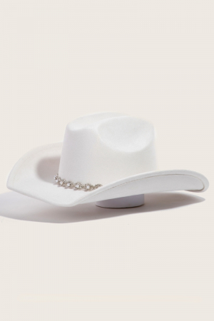 Pearl Pattern Band Western Cowboy Hat