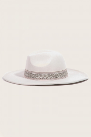 Western Intricate Boho Strap Cowboy Hat
