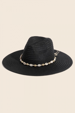 Sea Shell Floppy Straw Hat