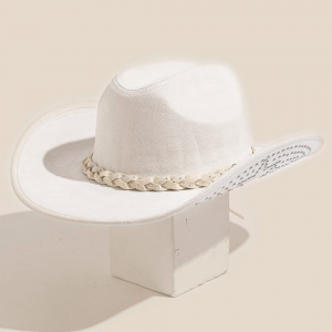 Western Studded Star Brim Cowboy Hat
