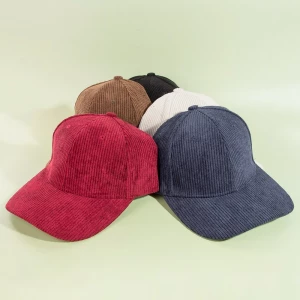 Solid Tone Corduroy Trucker Hat