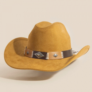 Unique Western Concho Strap Cowboy Hat