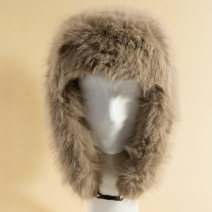Faux Fur Hood Winter Hat