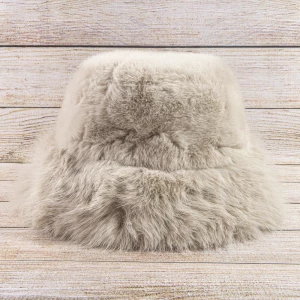 Fluffy Plush Fur Bucket Hat