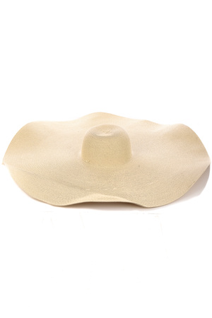 Wide Braided Wavy Sun Hat