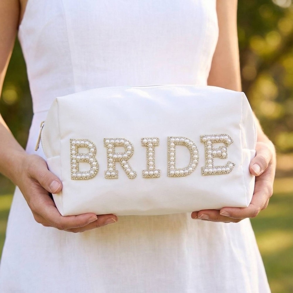 Bride Print Cosmetic Bag